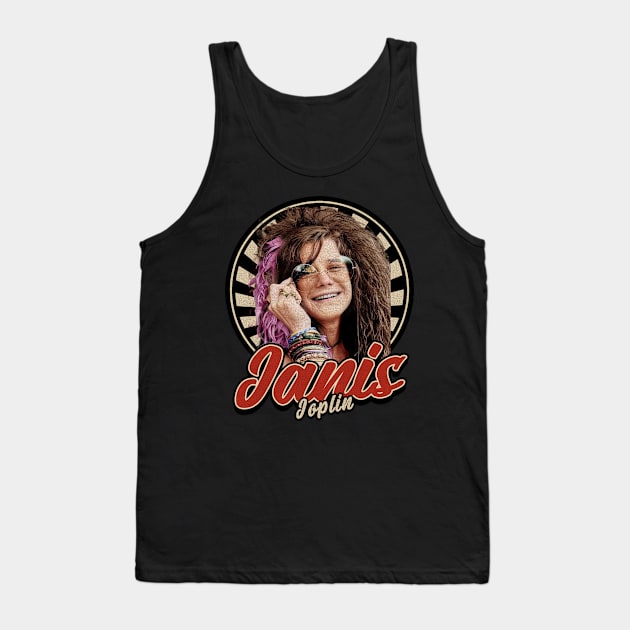 Vintage 80s Janis Joplin Tank Top by Motor Ilang